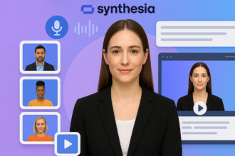 Create AI videos fast with Synthesia