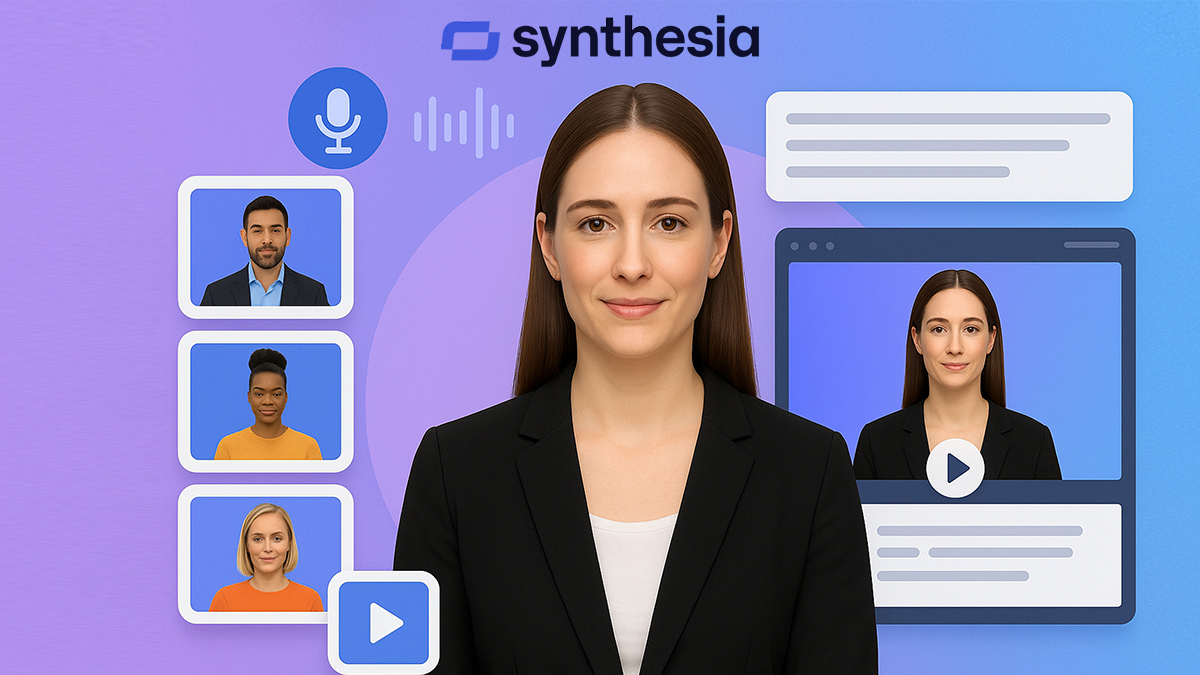 Create AI videos fast with Synthesia