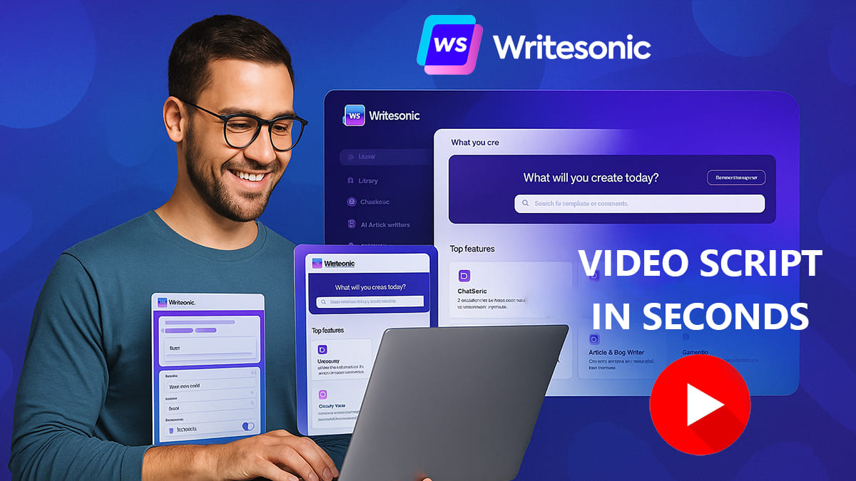 From idea to script in minutes: speed up your video writing with Writesonic