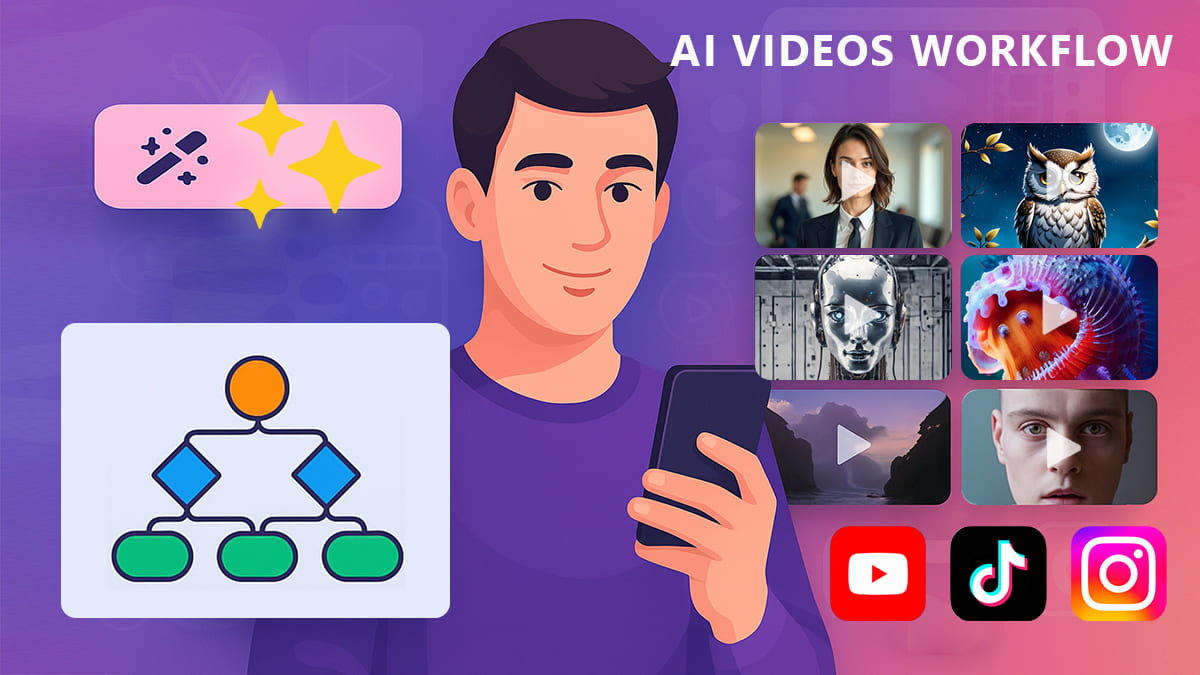 ai powred video work flow