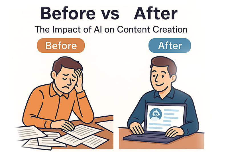 The impact of AI on content creation
