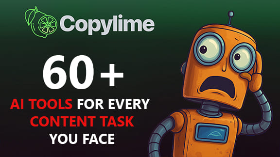 Copylime AI tools for copywriting
