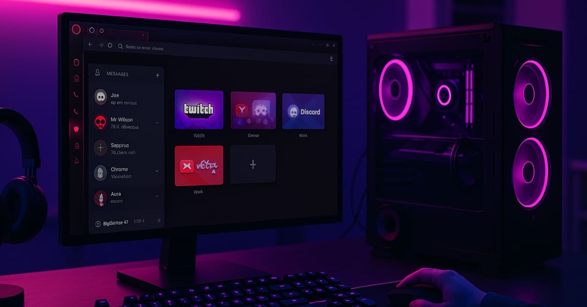 Opera GX for productivity