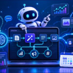 AI workflows for creating social media content at scale