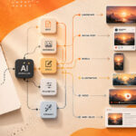AI workflows for repurposing one idea into multiple visuals