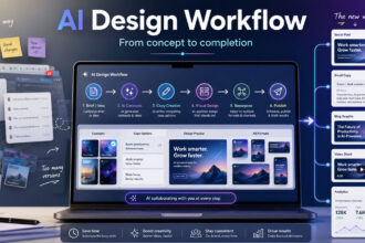 Best AI design workflows for faster content production
