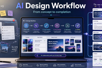 Best AI design workflows for faster content production
