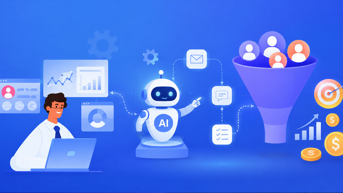 How to automate sales and lead management with AI