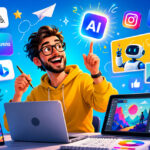 AI illustration tools for unique blog and social visuals