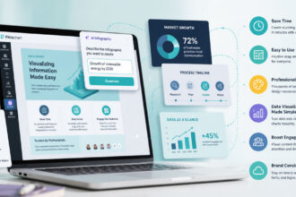 How Piktochart AI helps create infographics for blog content