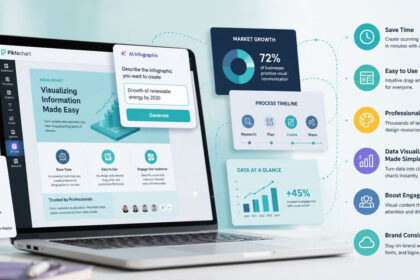How Piktochart AI helps create infographics for blog content